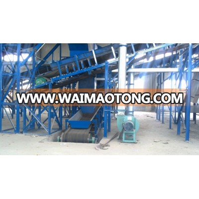 Municipal Solid Waste Recycling Machinery Trommel Screen Plant For Waste Sorting