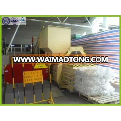 Packing and compacting machine Horizontal hydraulic Waste plastic baler machine