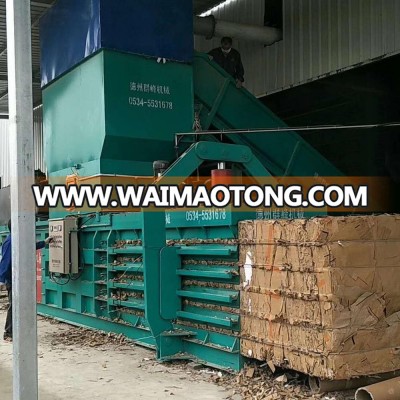 Packing and compacting machine Horizontal hydraulic waste paper baler