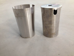 Precise CNC Machinery Stainless Steel Waste Bin Industry Work